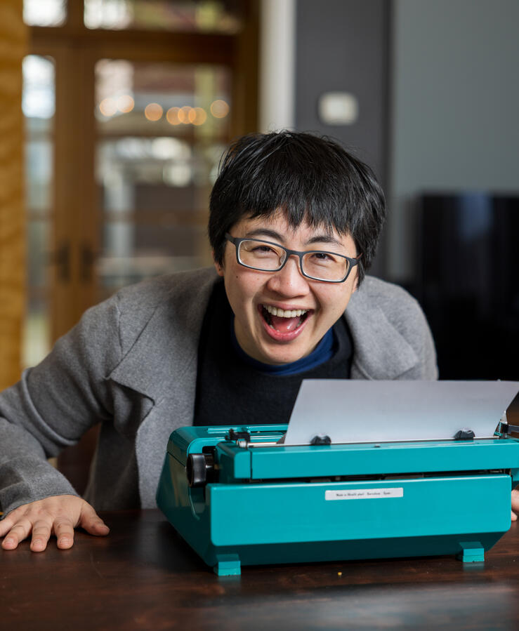 let's talk typewriters (photo by Mike Quinlan) let's talk typewriters (photo by Mike Quinlan)